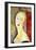 Portrait De Germaine Survage-Amedeo Modigliani-Framed Art Print