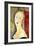 Portrait De Germaine Survage-Amedeo Modigliani-Framed Art Print