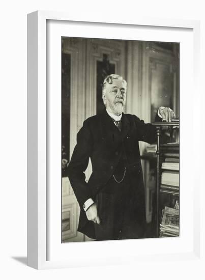 Portrait de Gustave Eiffel-null-Framed Giclee Print