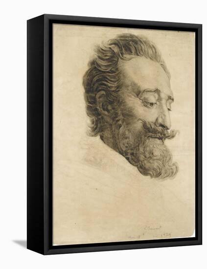 Portrait de Henri IV, d'après le baron Gérard-Louis Janmot-Framed Premier Image Canvas
