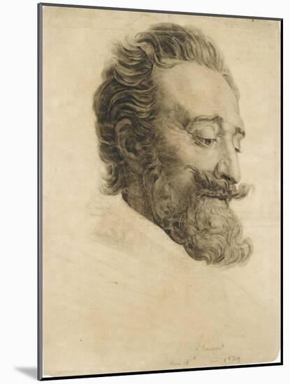 Portrait de Henri IV, d'après le baron Gérard-Louis Janmot-Mounted Giclee Print