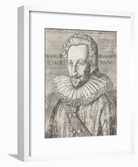 Portrait de Henri IV en buste-null-Framed Giclee Print