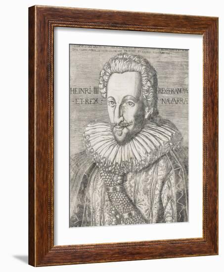 Portrait de Henri IV en buste-null-Framed Giclee Print