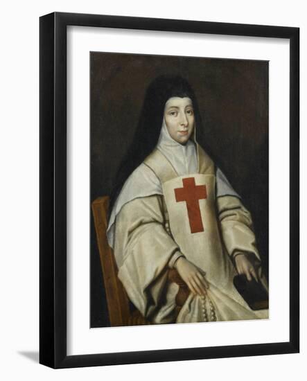 Portrait de Jacqueline de Sainte-Euphémie Pascal-null-Framed Giclee Print