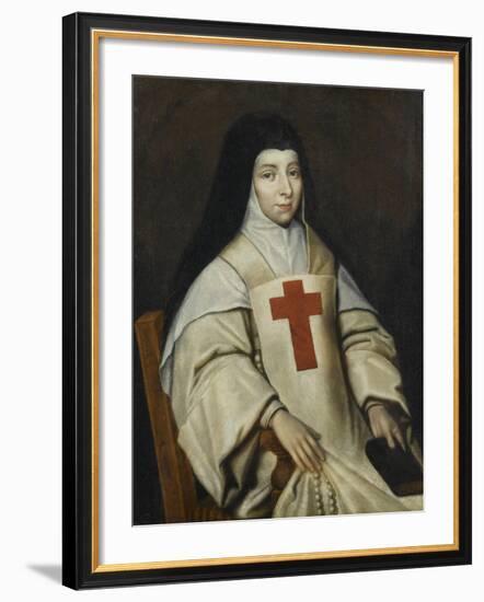 Portrait de Jacqueline de Sainte-Euphémie Pascal-null-Framed Giclee Print