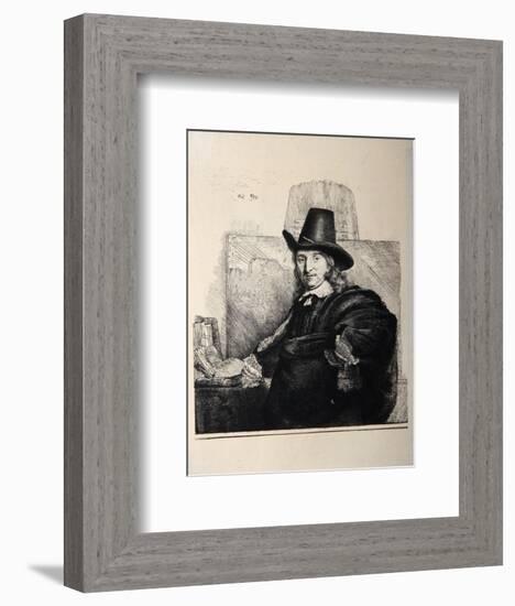 Portrait de Jean Asselyn (B277)-Amand Durand-Framed Collectable Print