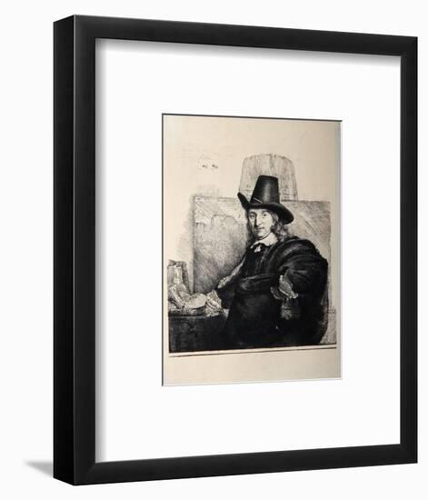 Portrait de Jean Asselyn (B277)-Amand Durand-Framed Collectable Print