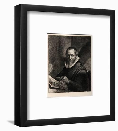 Portrait de Jean Corneille Sylvius (B266)-Amand Durand-Framed Collectable Print