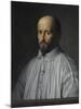 Portrait de Jean Duvergier de Hauranne, abbé de Saint-Cyran-Philippe De Champaigne-Mounted Giclee Print