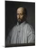 Portrait de Jean Duvergier de Hauranne, abbé de Saint-Cyran-Philippe De Champaigne-Mounted Giclee Print