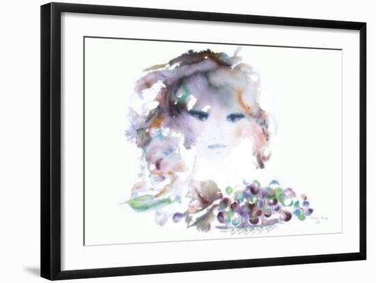 Portrait de jeune fille II-Shan-Merry-Framed Collectable Print