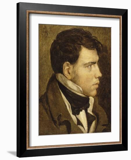 Portrait de jeune homme-Jean-Auguste-Dominique Ingres-Framed Giclee Print