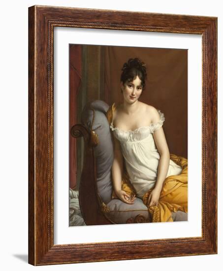 Portrait de Juliette Récamier-Francois Gerard-Framed Giclee Print