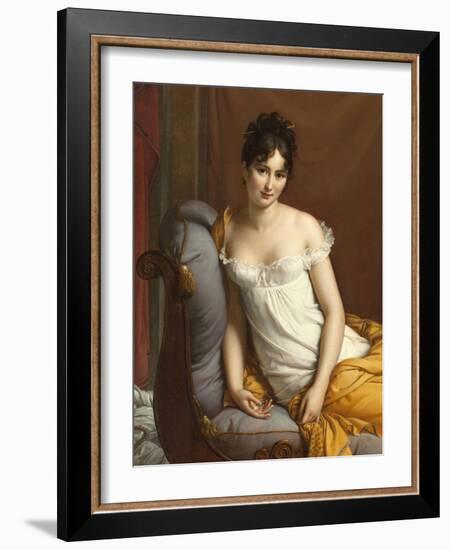 Portrait de Juliette Récamier-Francois Gerard-Framed Giclee Print