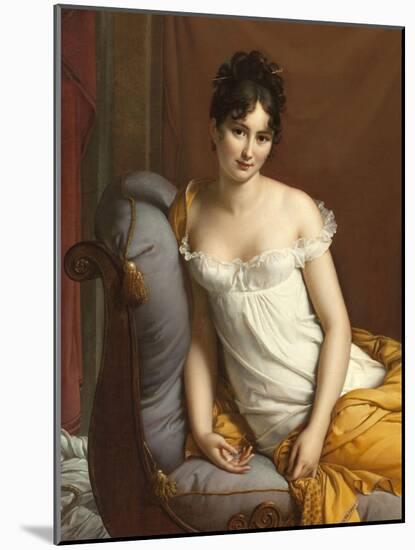 Portrait de Juliette Récamier-Francois Gerard-Mounted Giclee Print