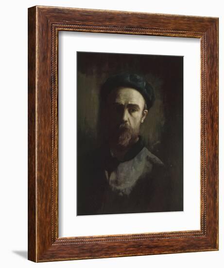 Portrait de l'artiste-Odilon Redon-Framed Giclee Print