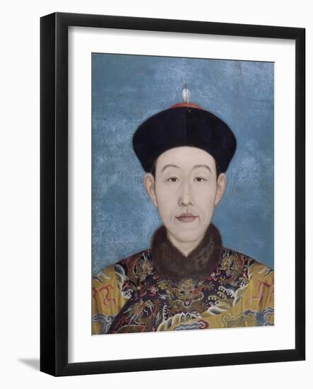 Portrait de l'empereur Qianlong-Giuseppe Castiglione-Framed Giclee Print