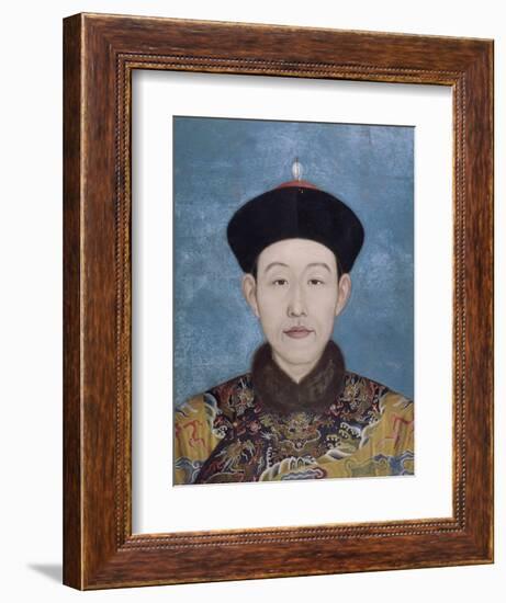 Portrait de l'empereur Qianlong-Giuseppe Castiglione-Framed Giclee Print