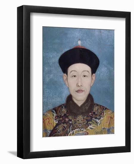 Portrait de l'empereur Qianlong-Giuseppe Castiglione-Framed Giclee Print