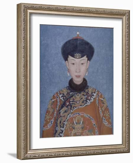 Portrait de l'Impératrice-null-Framed Giclee Print