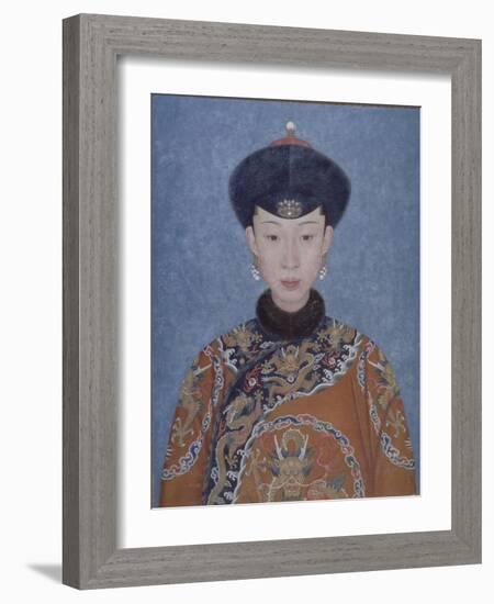 Portrait de l'Impératrice-null-Framed Giclee Print