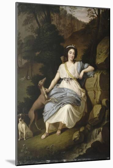 Portrait de la comtesse de Provence en Diane-Ludwig Guttenbrunn-Mounted Giclee Print