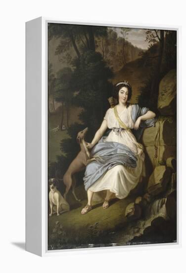 Portrait de la comtesse de Provence en Diane-Ludwig Guttenbrunn-Framed Premier Image Canvas