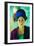 Portrait De La Femme De L'artiste Avec Un Chapeau  (Artist's Wife with Hat) Peinture D'august Mack-August Macke-Framed Giclee Print