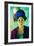 Portrait De La Femme De L'artiste Avec Un Chapeau  (Artist's Wife with Hat) Peinture D'august Mack-August Macke-Framed Giclee Print