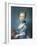 Portrait De La Jeune Fille Au Chat”” Painting Au Pastel by Jean-Baptiste Perroneau (Jean Baptiste P-Jean-Baptiste Perronneau-Framed Giclee Print