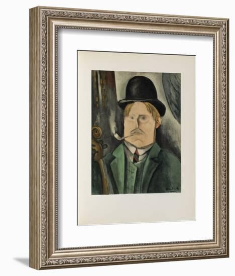 Portrait de Lartiste, 1910-Maurice De Vlaminck-Framed Collectable Print