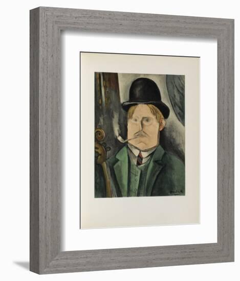 Portrait de Lartiste, 1910-Maurice De Vlaminck-Framed Collectable Print