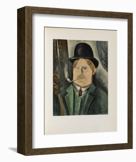 Portrait de Lartiste, 1910-Maurice De Vlaminck-Framed Collectable Print