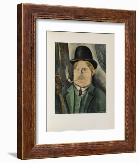 Portrait de Lartiste, 1910-Maurice De Vlaminck-Framed Collectable Print