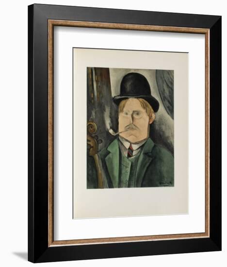 Portrait de Lartiste, 1910-Maurice De Vlaminck-Framed Collectable Print