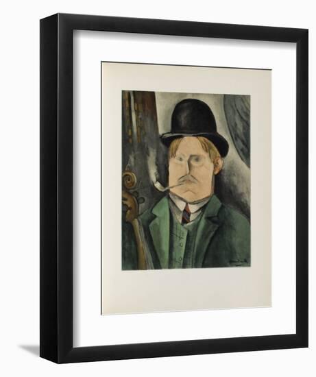 Portrait de Lartiste, 1910-Maurice De Vlaminck-Framed Collectable Print