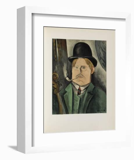 Portrait de Lartiste, 1910-Maurice De Vlaminck-Framed Collectable Print