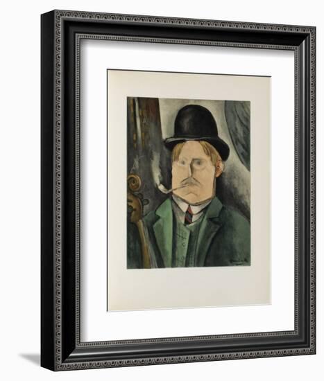 Portrait de Lartiste, 1910-Maurice De Vlaminck-Framed Collectable Print