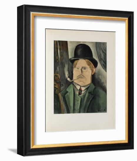 Portrait de Lartiste, 1910-Maurice De Vlaminck-Framed Collectable Print