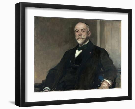 Portrait de Léon Pissard âgé-Jacques-emile Blanche-Framed Giclee Print