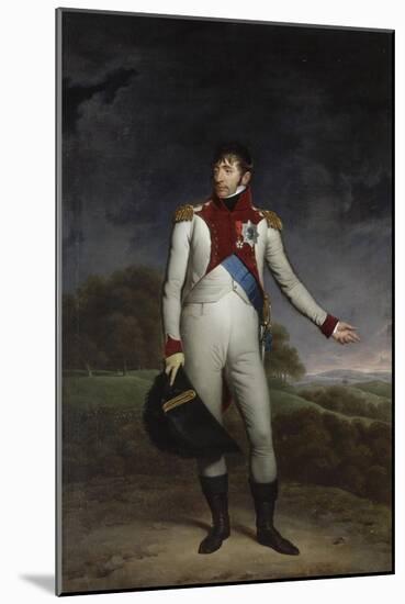 Portrait de Louis Bonaparte, roi d'Hollande en uniforme de colonel de la cavalerie hollandaise-Charles Howard Hodges-Mounted Giclee Print