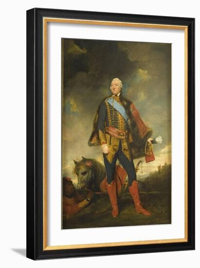 Portrait de Louis Philippe Joseph d'Orléans, duc de Chartres, depuis duc d'Orléans-Sir Joshua Reynolds-Framed Giclee Print