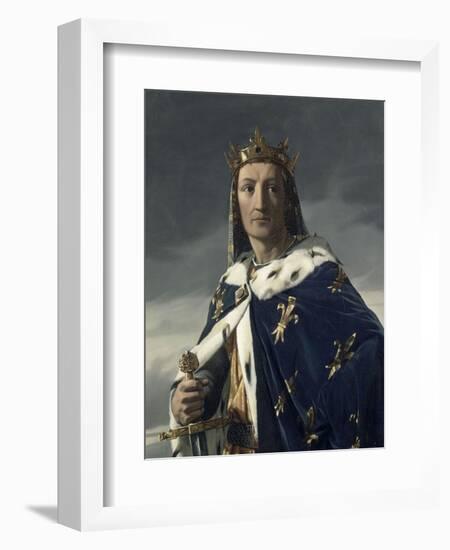 Portrait de Louis VIII (1187-1226), dit le Lion, roi de France en 1223-Henri Lehmann-Framed Giclee Print