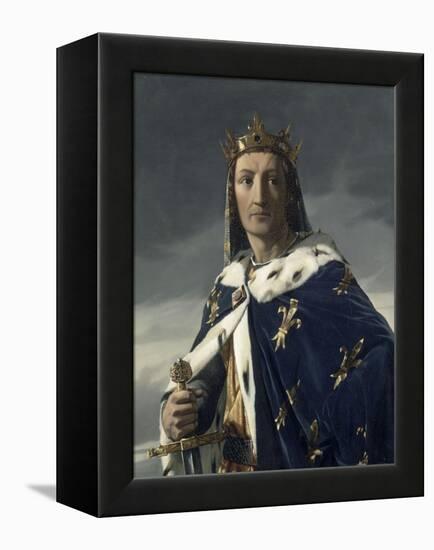 Portrait de Louis VIII (1187-1226), dit le Lion, roi de France en 1223-Henri Lehmann-Framed Premier Image Canvas