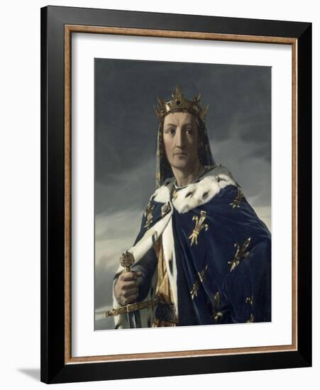 Portrait de Louis VIII (1187-1226), dit le Lion, roi de France en 1223-Henri Lehmann-Framed Giclee Print