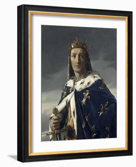 Portrait de Louis VIII (1187-1226), dit le Lion, roi de France en 1223-Henri Lehmann-Framed Giclee Print