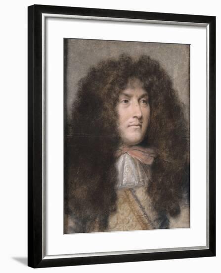 Portrait de Louis XIV-Charles Le Brun-Framed Giclee Print