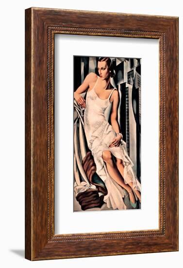 Portrait de Madame Allan Bott-Tamara de Lempicka-Framed Premium Giclee Print