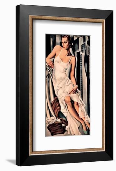 Portrait de Madame Allan Bott-Tamara de Lempicka-Framed Premium Giclee Print