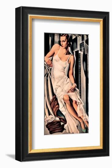 Portrait de Madame Allan Bott-Tamara de Lempicka-Framed Premium Giclee Print